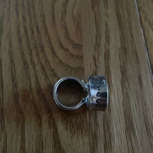 Vintage Tiffany and Co sterling silver chunky hoop